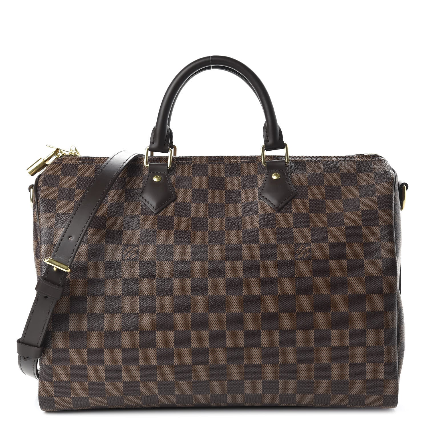 Louis Vuitton Damier Ebene Speedy Bandouliere 35 1 of 10