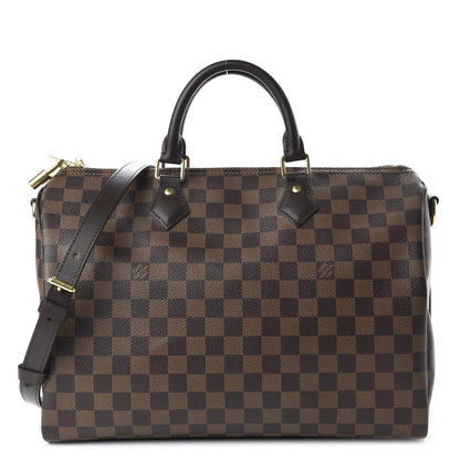 Louis Vuitton Damier Ebene Speedy Bandouliere 35 1 of 10