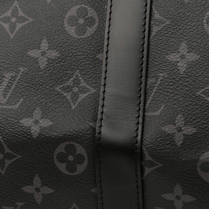 Louis Vuitton Monogram Eclipse Keepall Bandouliere 55 10 of 10