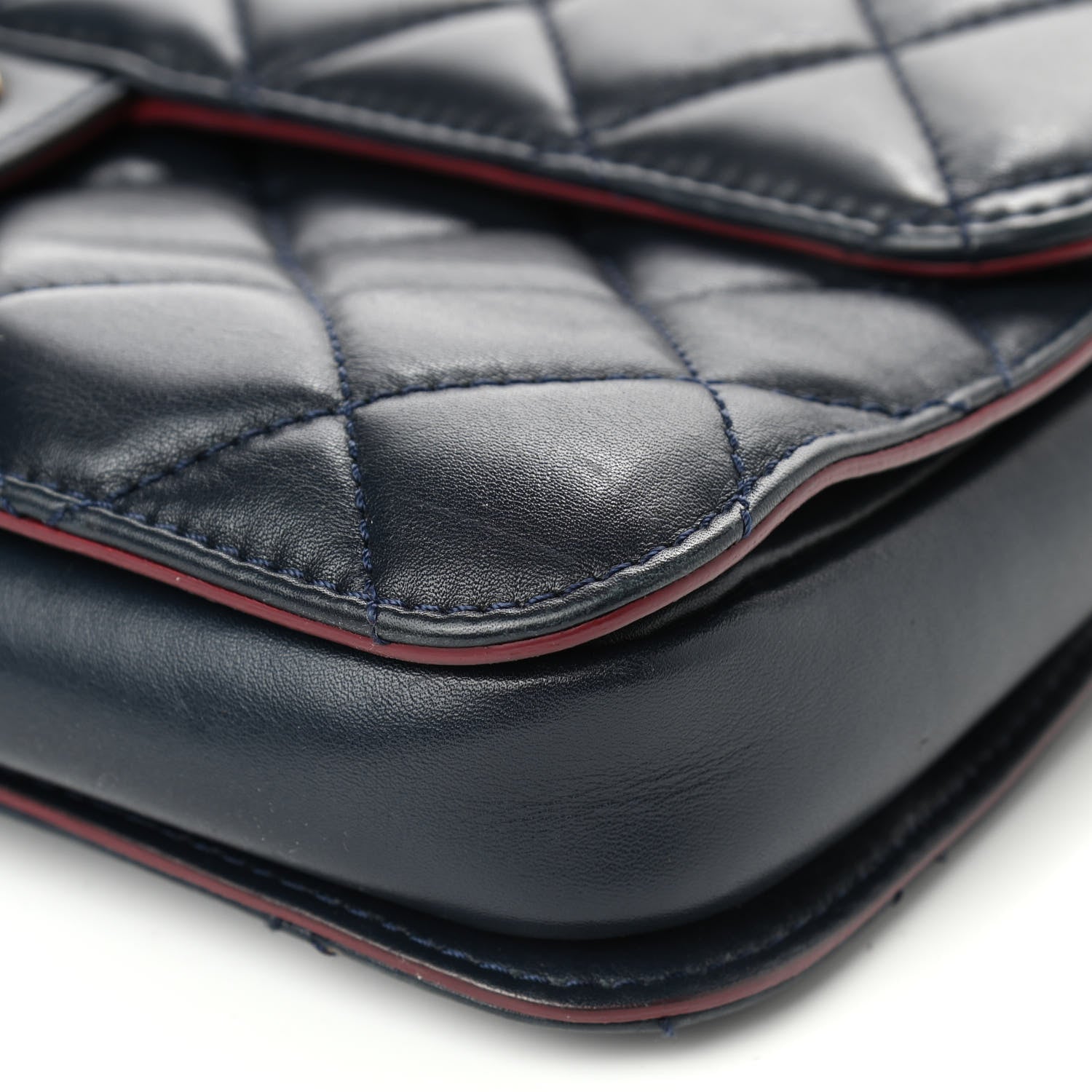 Chanel Calfskin Quilted Large Perfect Edge Flap Black 11 of 15