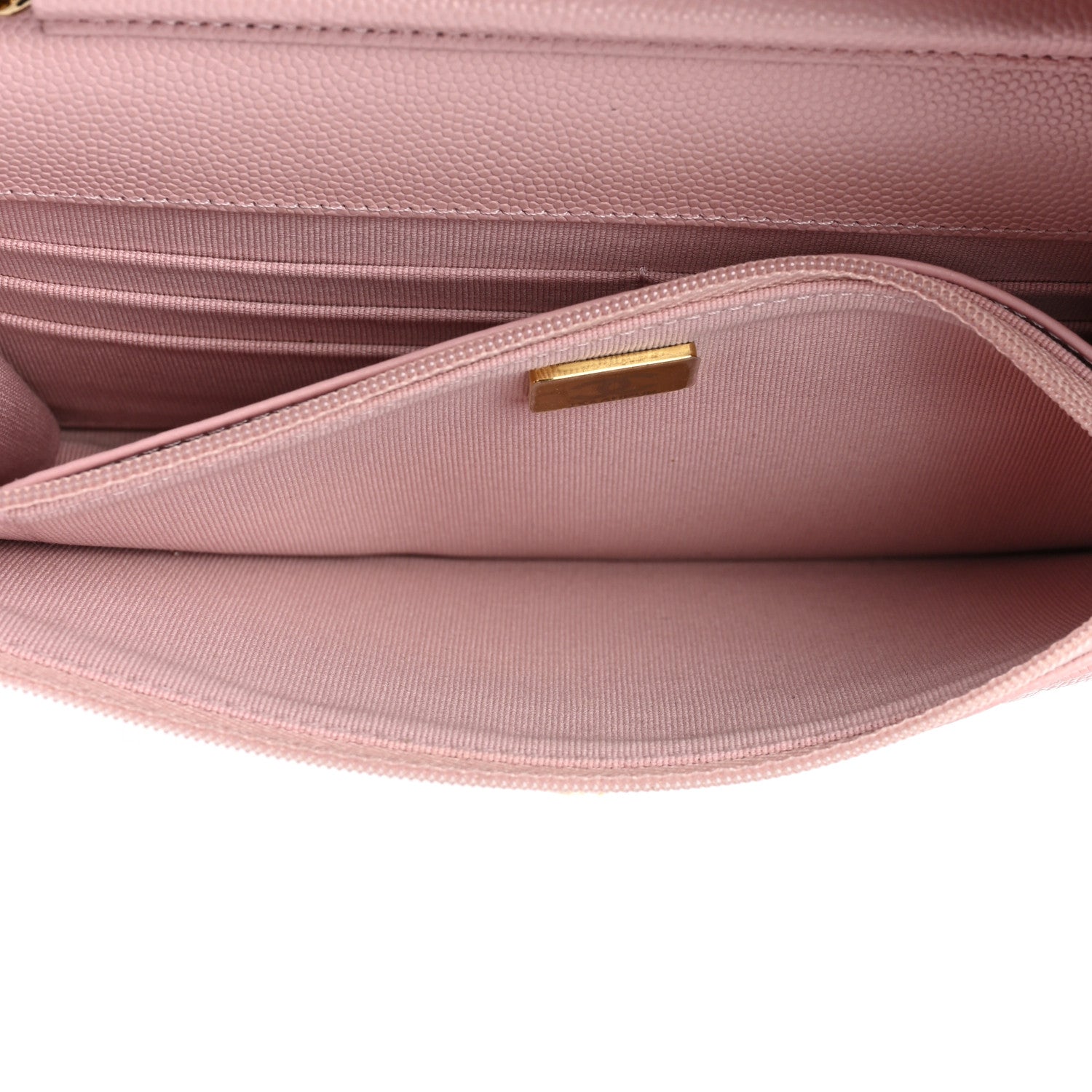Chanel Caviar Quilted Wallet On Chain WOC Light Pink 7 of 10