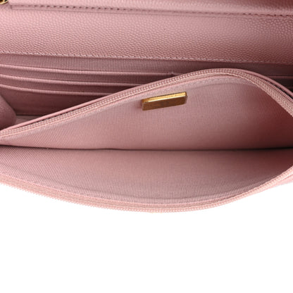 Chanel Caviar Quilted Wallet On Chain WOC Light Pink 7 of 10