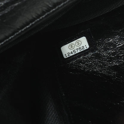 Chanel Glazed Calfskin Reissue Wallet On Chain WOC Black 8 of 9