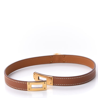 Hermes Swift Kelly Double Tour Bracelet T3 Gold 9 of 10