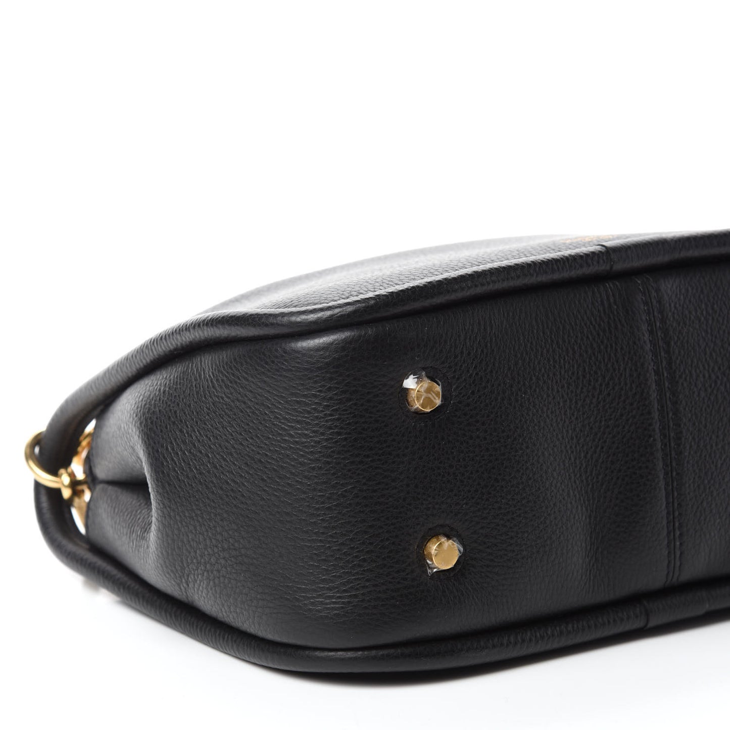 Small Classic Grain Calfskin Small Leighton Black