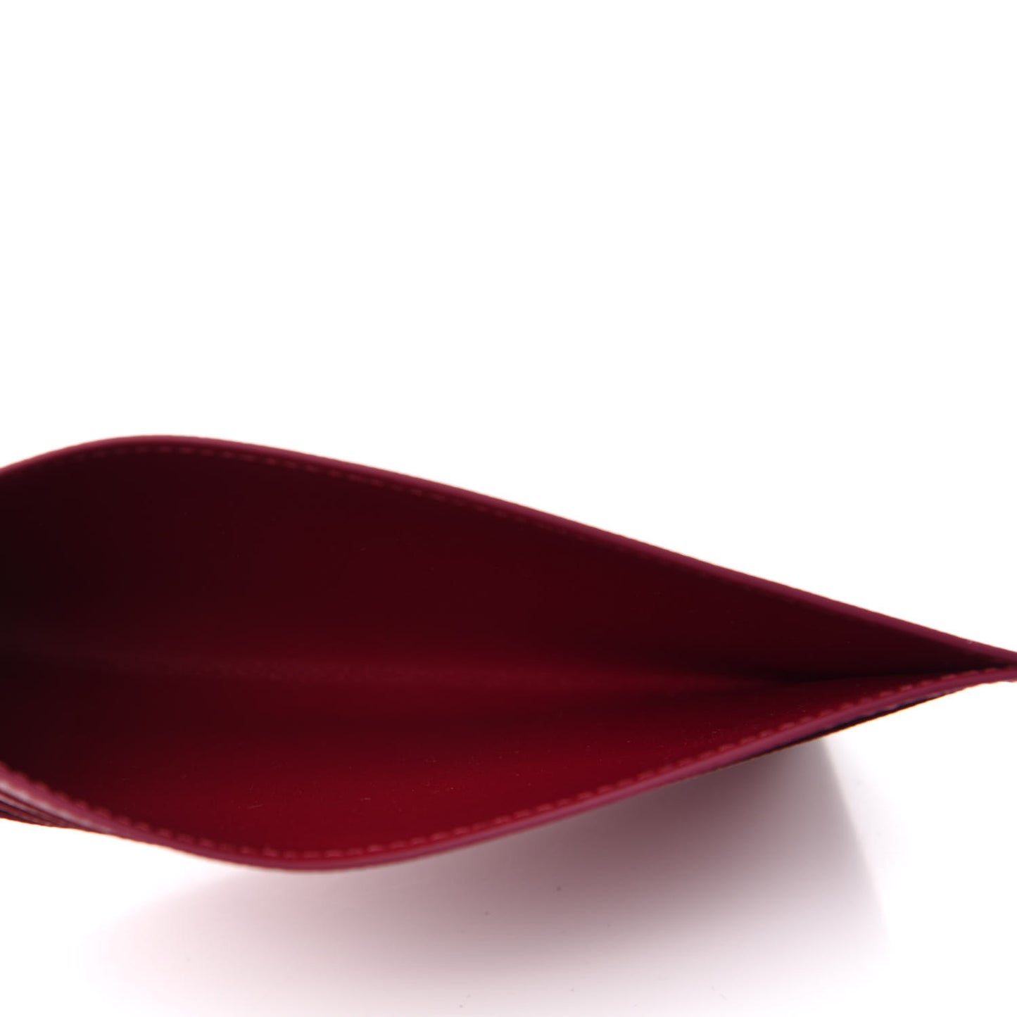 Calfskin Felicie Card Holder Insert Fuchsia