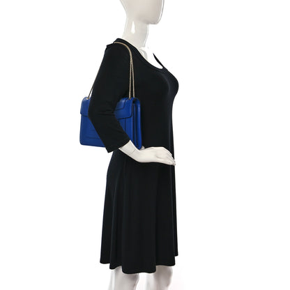 Bulgari Calfskin Serpenti Forever Shoulder Bag Blue 2 of 8