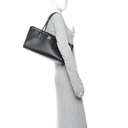 Chanel Calfskin Archetype Small Shopping Tote Black 2 of 10