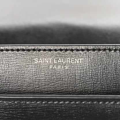 Saint Laurent Calfskin Large Monogram Sunset Black 7 of 11
