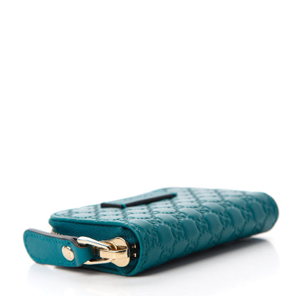 Gucci Microguccissima Zip Around Card Case Deep Cobalt 4 of 8
