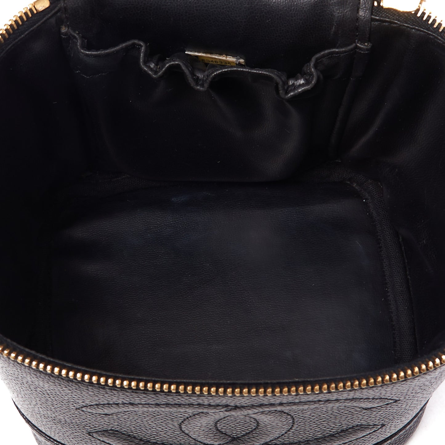 Caviar Cosmetic Vanity Bag Black