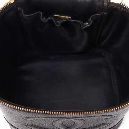 Chanel Caviar Cosmetic Vanity Bag Black 8 of 10