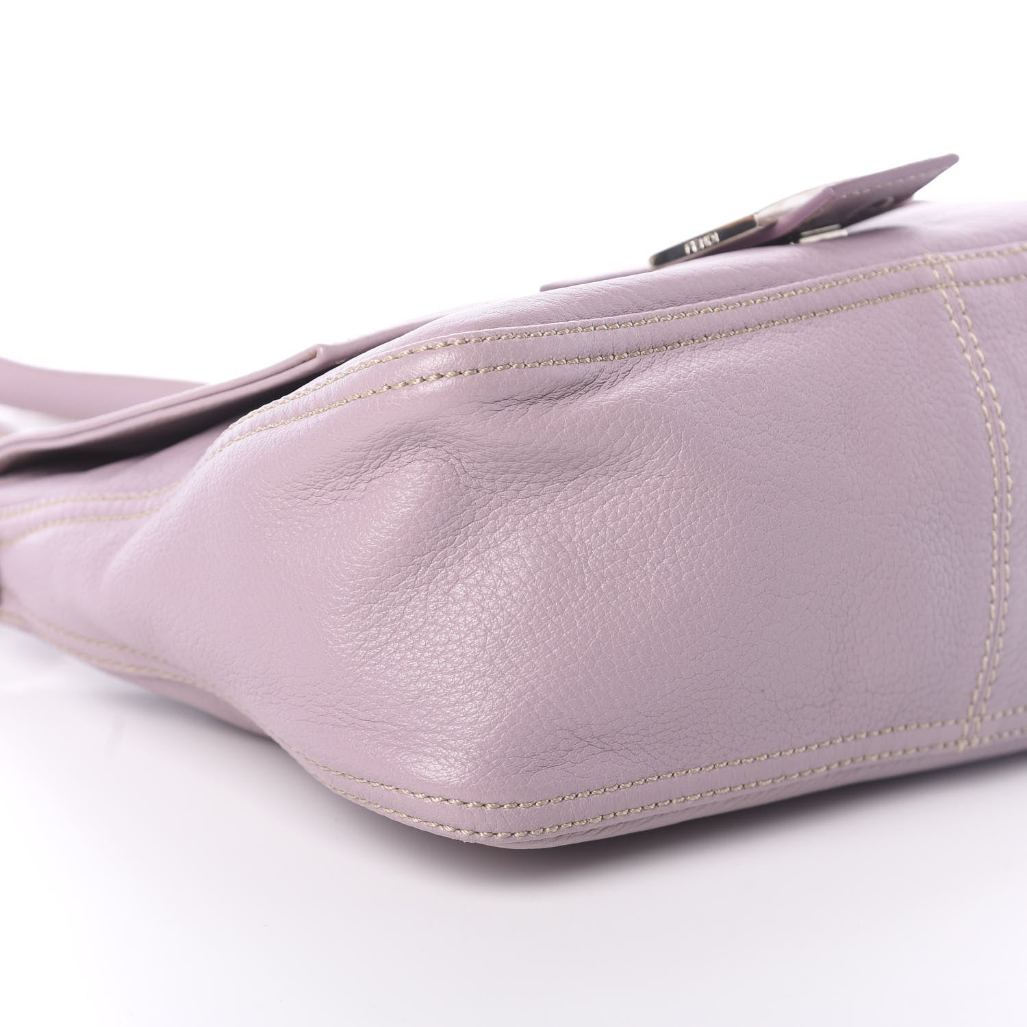 Fendi Nappa Elefante Big Forever Mama Baguette Lilla 6 of 8