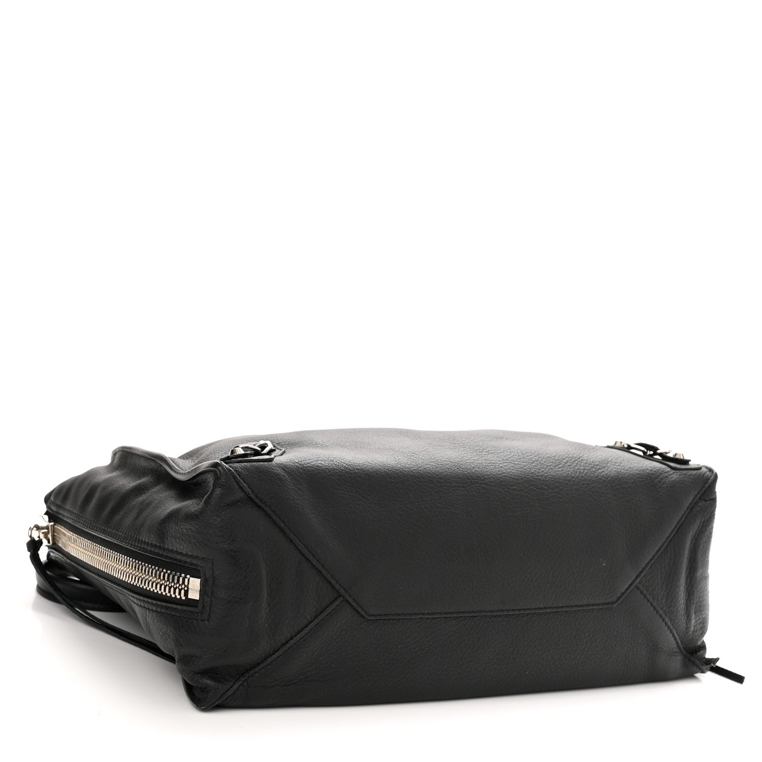 Balenciaga Veau Papier B4 Zip Around Tote Black 4 of 10