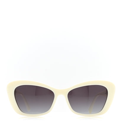 Chanel Acetate Pearl Cat Eye CC Sunglasses 5481-H-A White 2 of 8