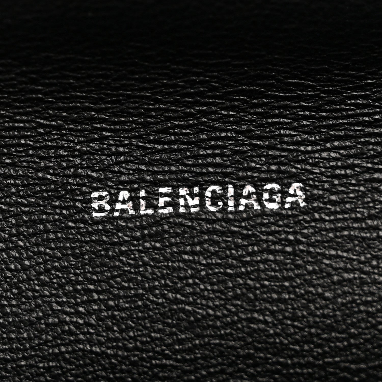 Balenciaga Metallic Calfskin Crocodile Embossed Hourglass Flap Flat Pouch Silver 6 of 15