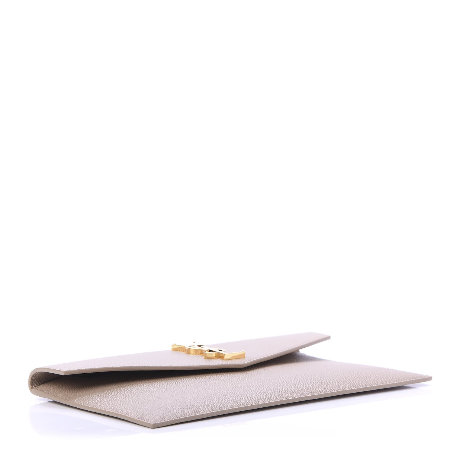 Saint Laurent Grain De Poudre Uptown Pouch Dark Beige 4 of 10