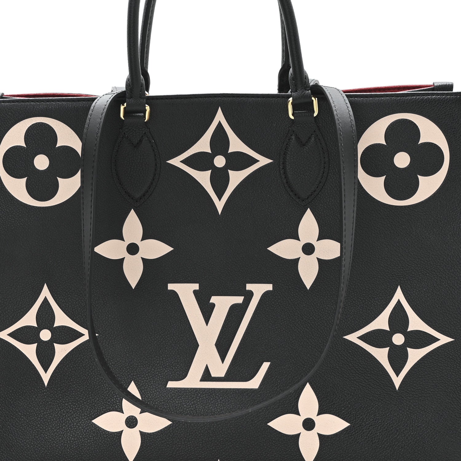 Louis Vuitton Empreinte Monogram Giant Onthego GM Black Beige 7 of 9