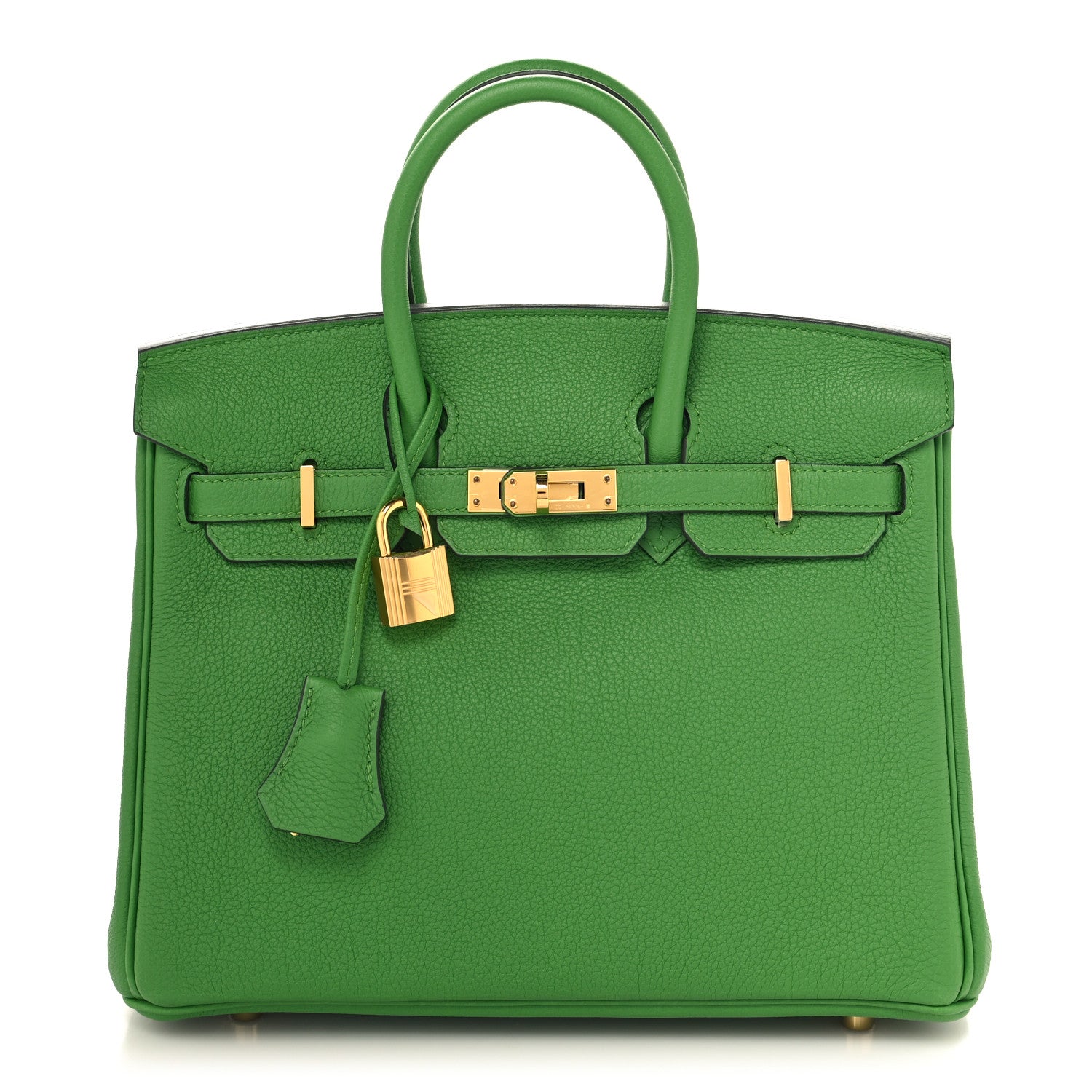 Hermes Togo Birkin 25 Vert Yucca 1 of 11