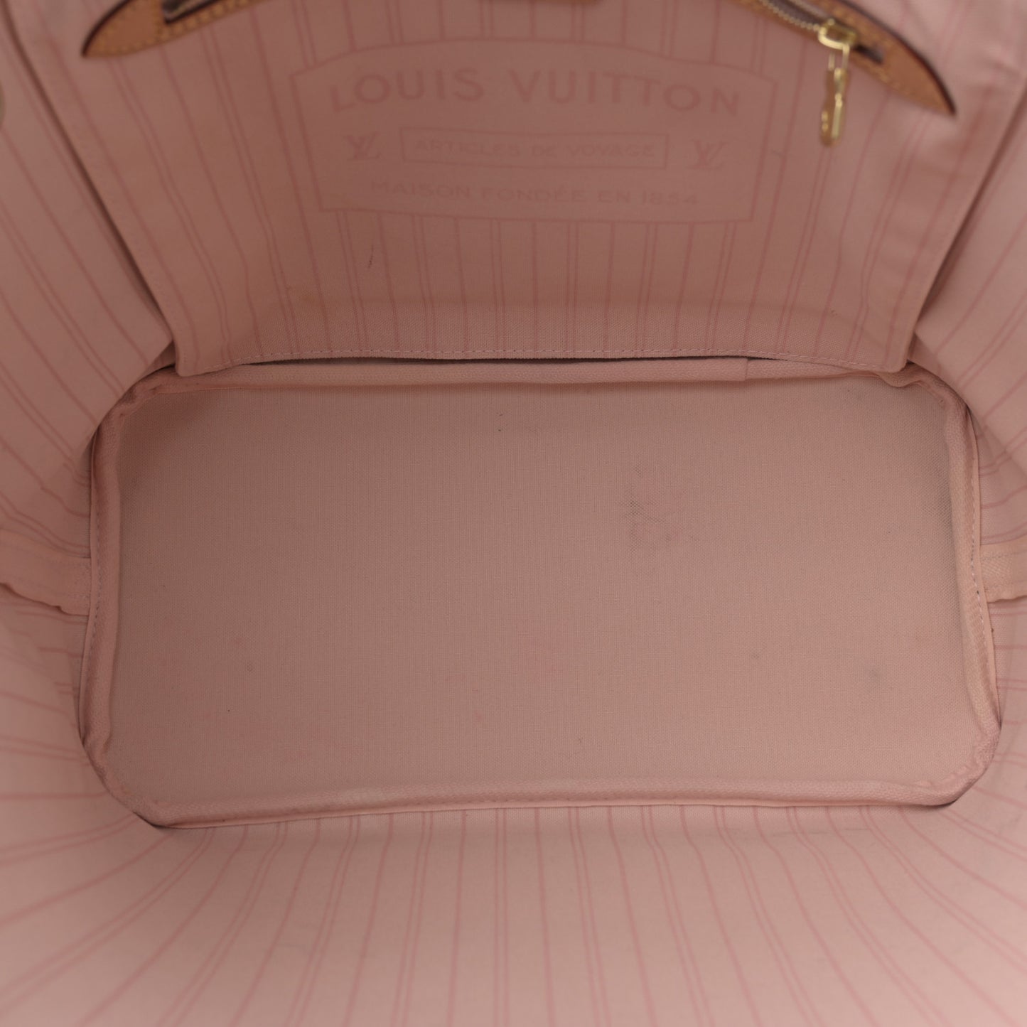 Damier Azur Neo Neverfull MM Rose Ballerine
