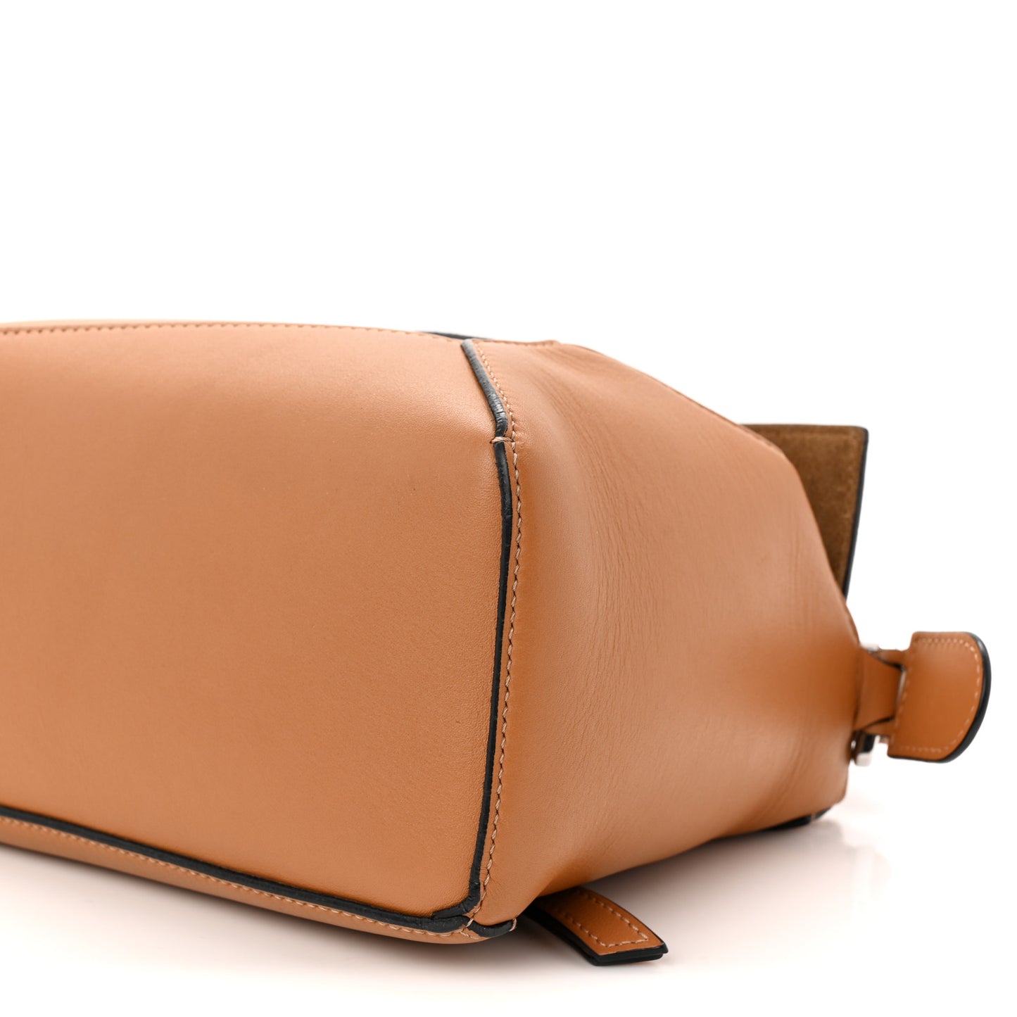 Calfskin Small Puzzle Edge Bag Warm Desert