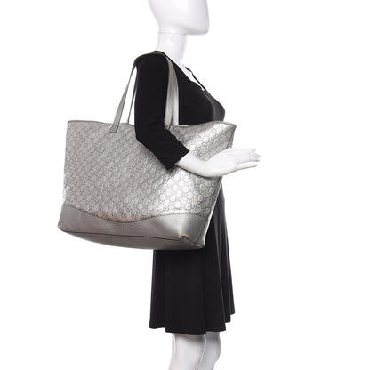 Gucci Guccissima Large Tote Silver 2 of 24