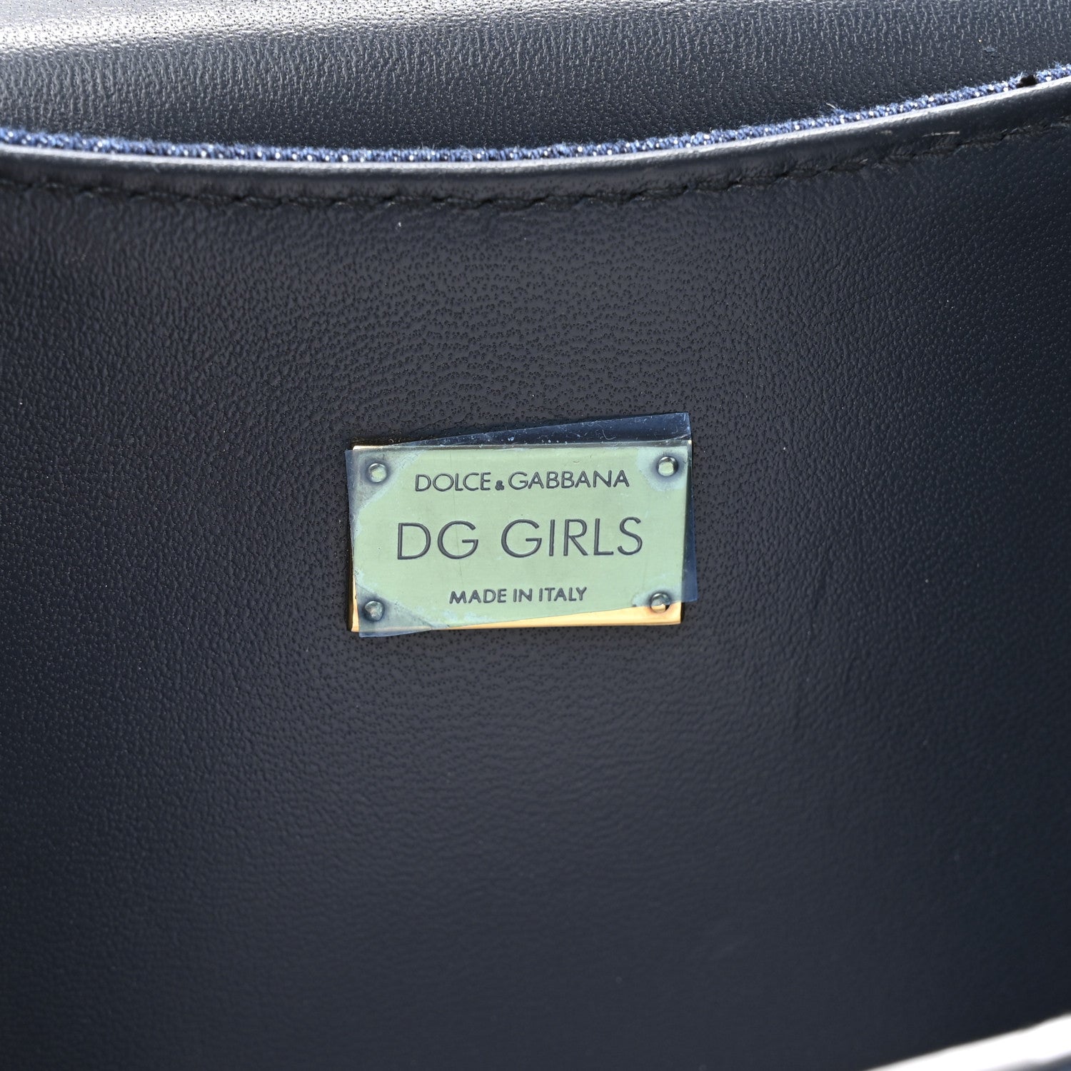 Dolce & Gabbana Denim DG Girls Shoulder Bag Blue 6 of 12