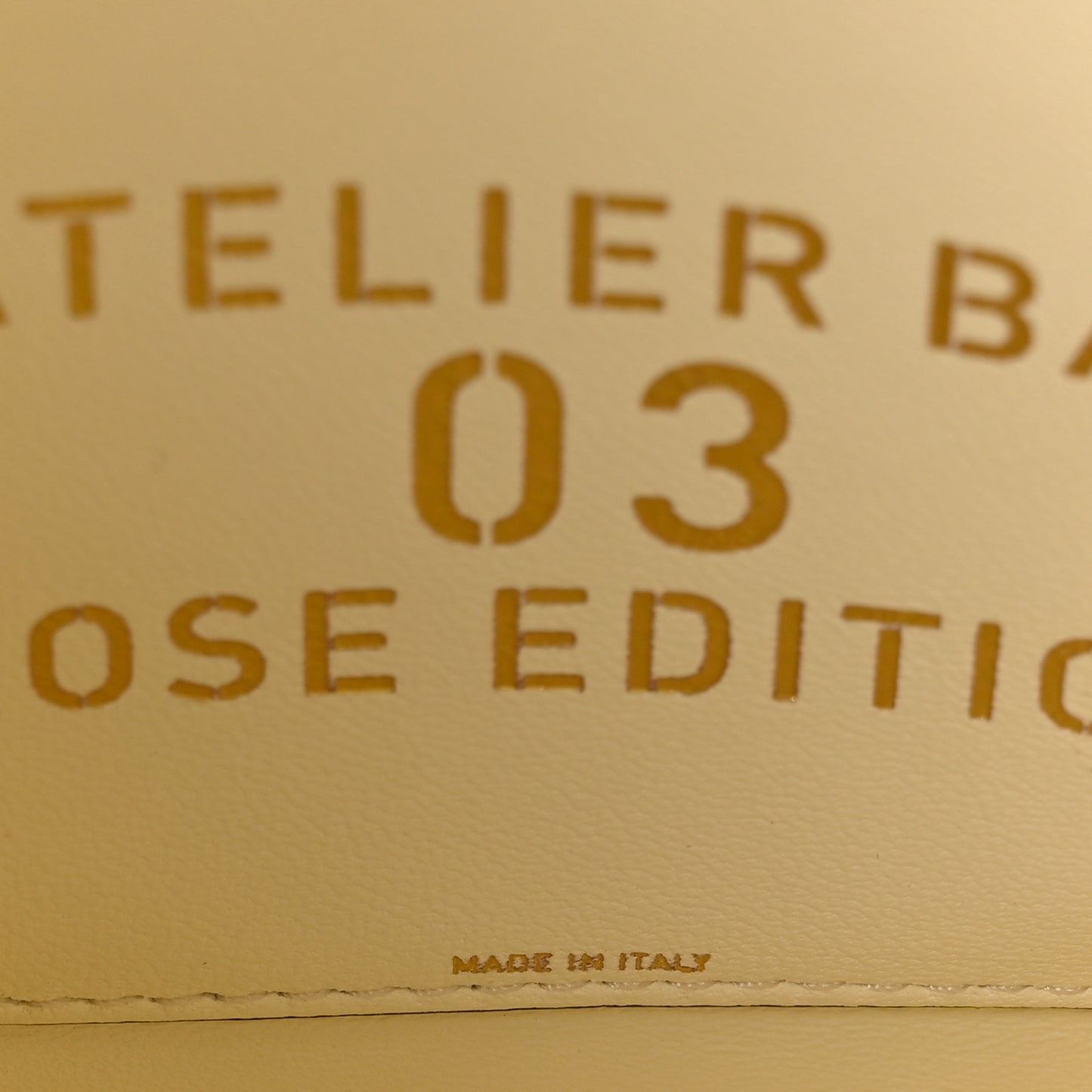 Nappa Atelier 03 Rose Edition Small Hobo White
