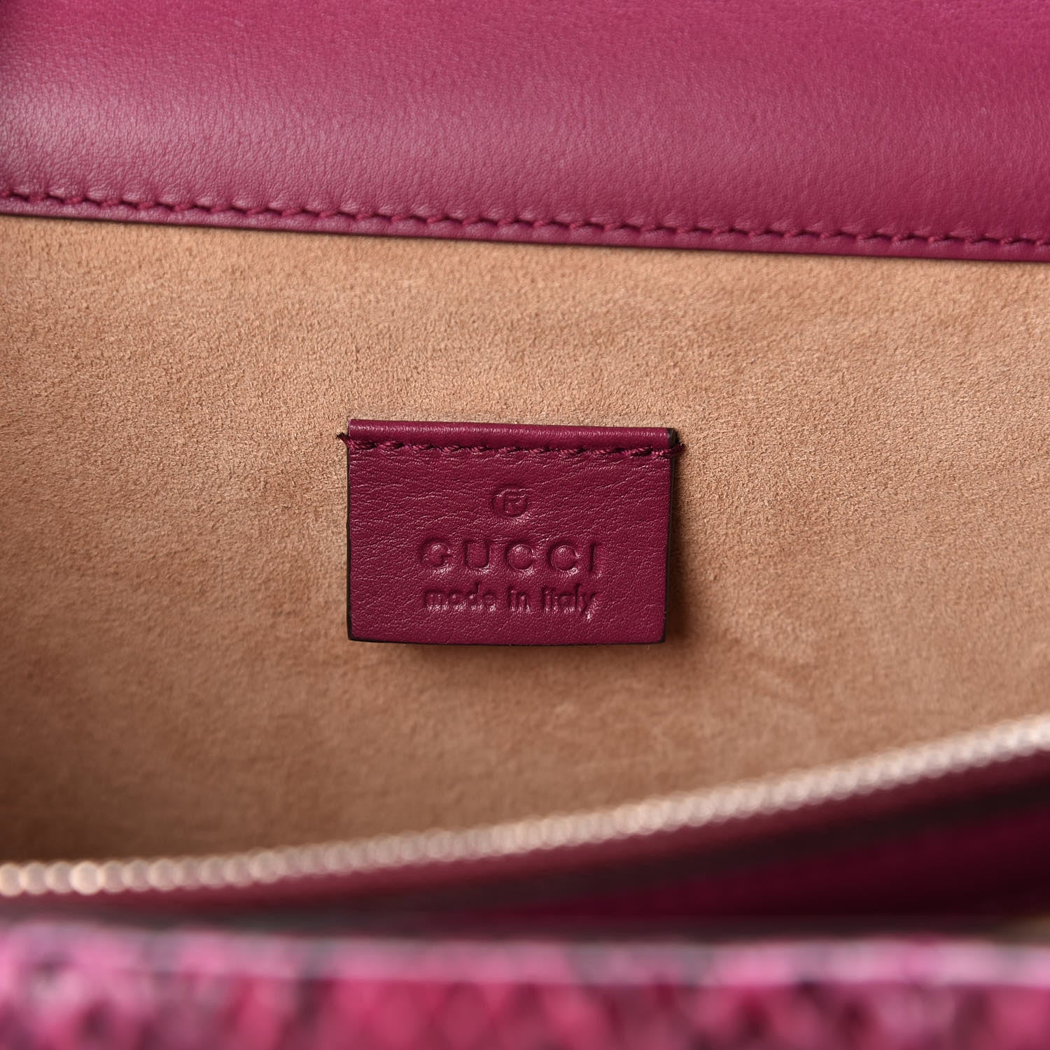 Gucci Elaphe Dragon Embroidered Medium Dionysus Shoulder Bag Violet Cyclamen Multicolor 6 of 9