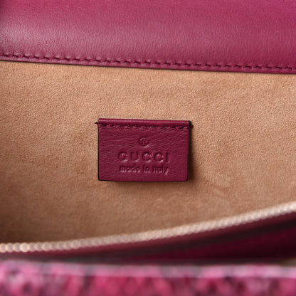Gucci Elaphe Dragon Embroidered Medium Dionysus Shoulder Bag Violet Cyclamen Multicolor 6 of 9