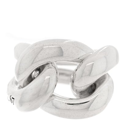 Pomellato Sterling Silver 67 Chain Link Ring 50 5.25 1 of 4