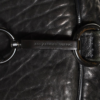 Alexander Wang Pebbled Lambskin Rocco Black Matte Black Hardware 4 of 9