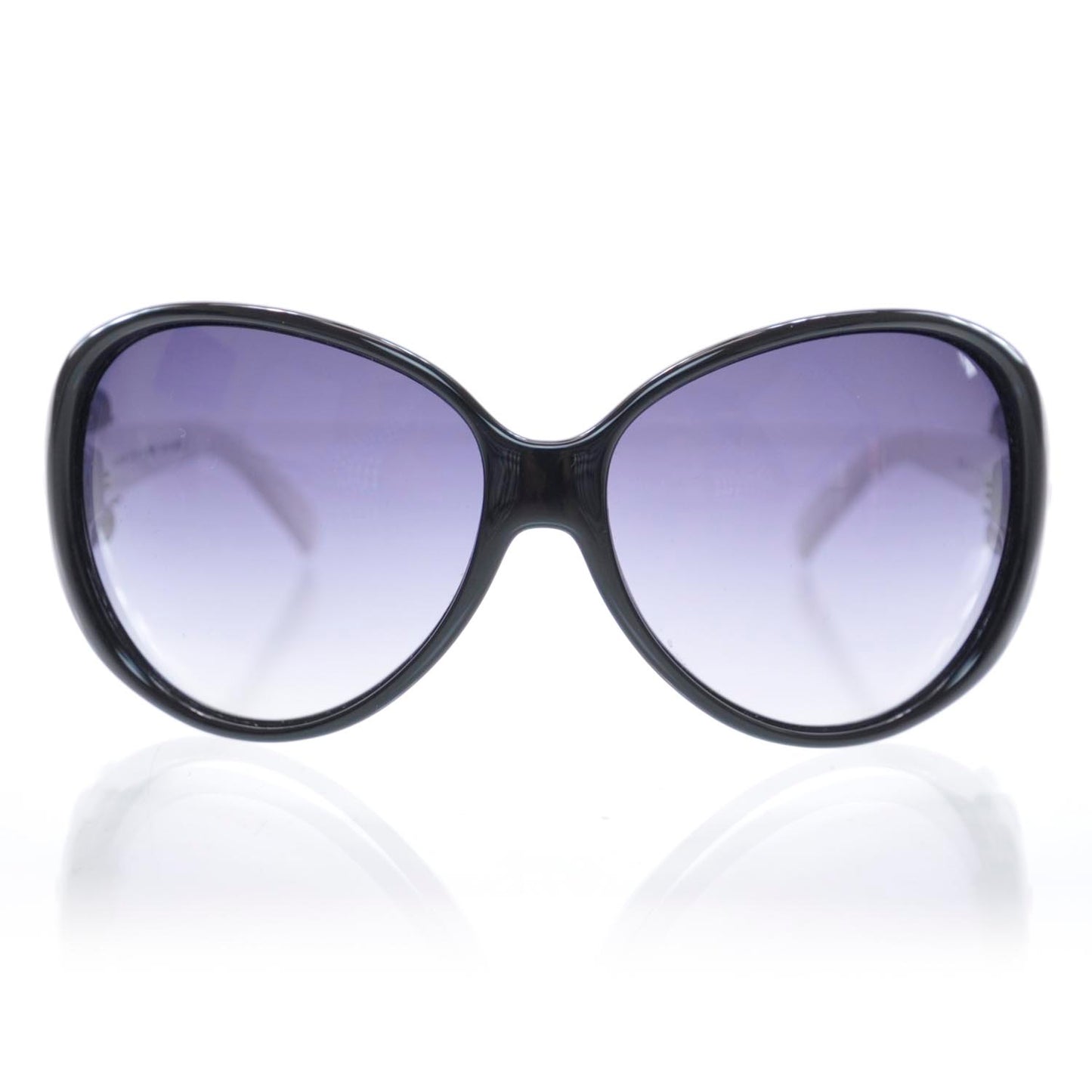 B Buckle Sunglasses FS382 Black White