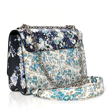 Louis Vuitton Printed Calfskin Flower Twist Shoulder Bag MM 2 of 6
