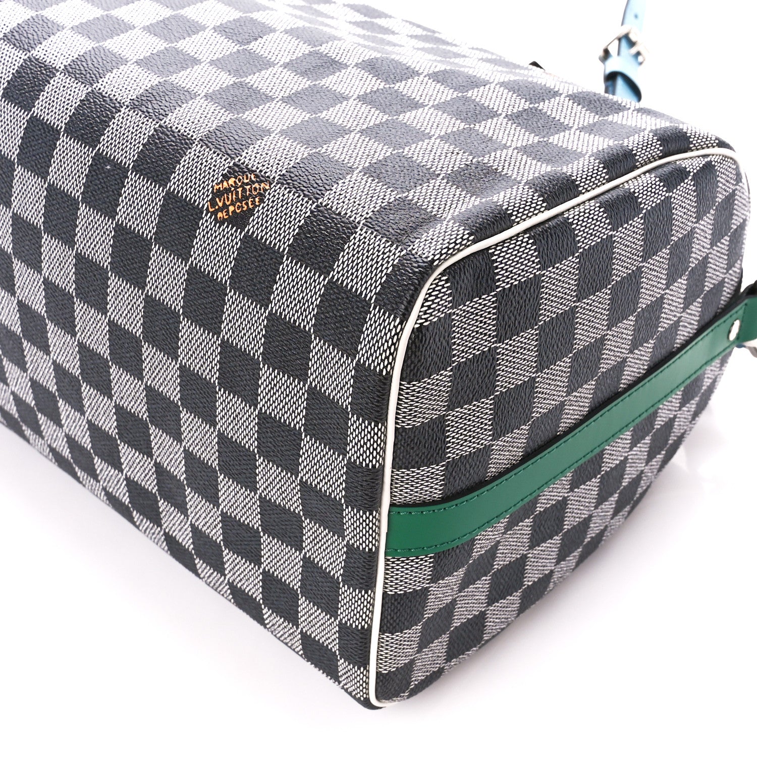 Louis Vuitton Damier Speedy Bandouliere 30 Black White 9 of 9