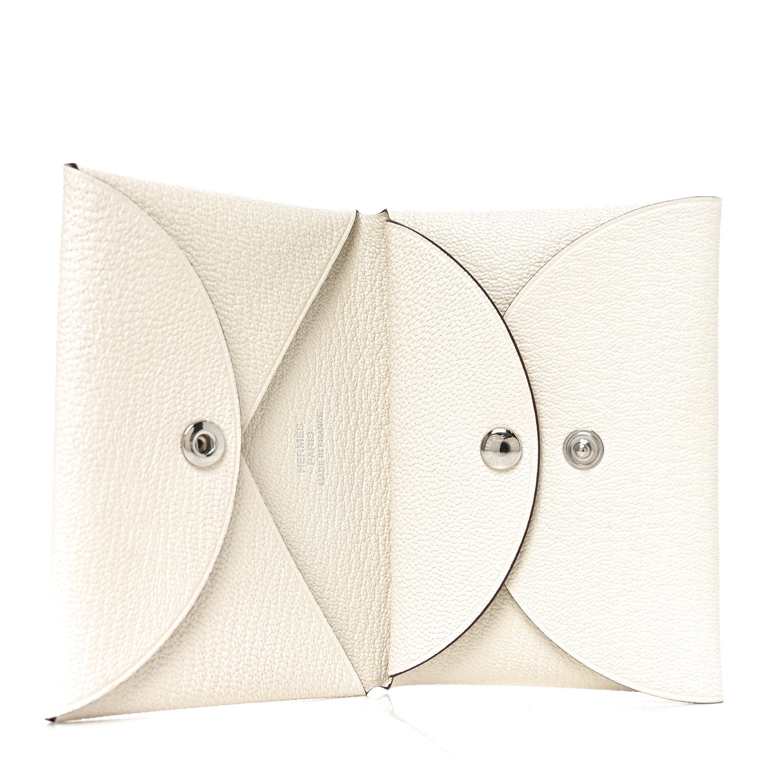 Hermes Chevre Mysore Calvi Duo Card Case Nata 5 of 8