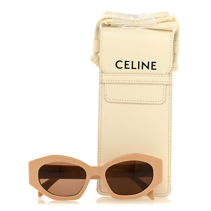 Celine Acetate Triomphe 01 Sunglasses CL 40238U Beige 7 of 7