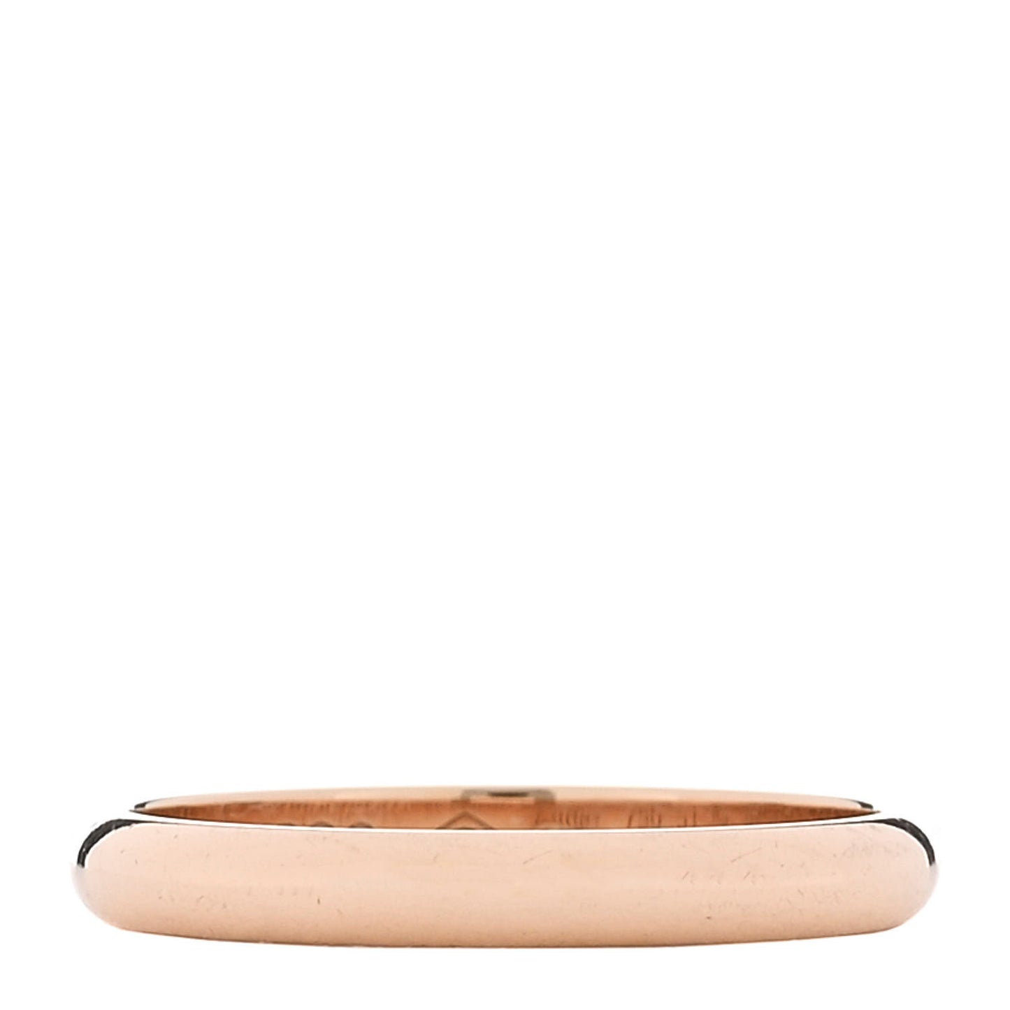 18K Pink Gold 2.5mm 1895 Wedding Band Ring 51 5.75