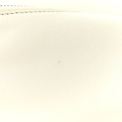 Celine Lambskin Large Trio Crossbody Bag White 17 of 18