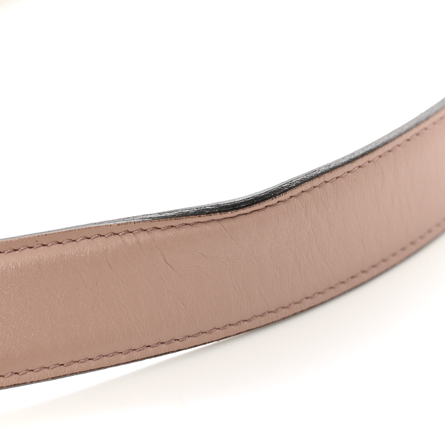 Gucci GG Supreme Monogram Selleria Calfskin Interlocking G 40mm Belt 85 34 Beige Ebony Cocoa 8 of 9