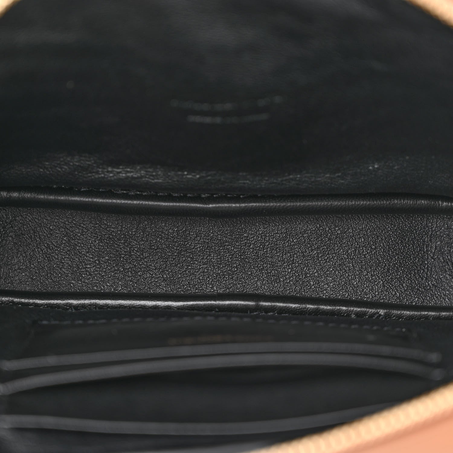 Saint Laurent Grain De Poudre Matelasse Monogram Mini Lou Camera Bag Dark Natural 5 of 12