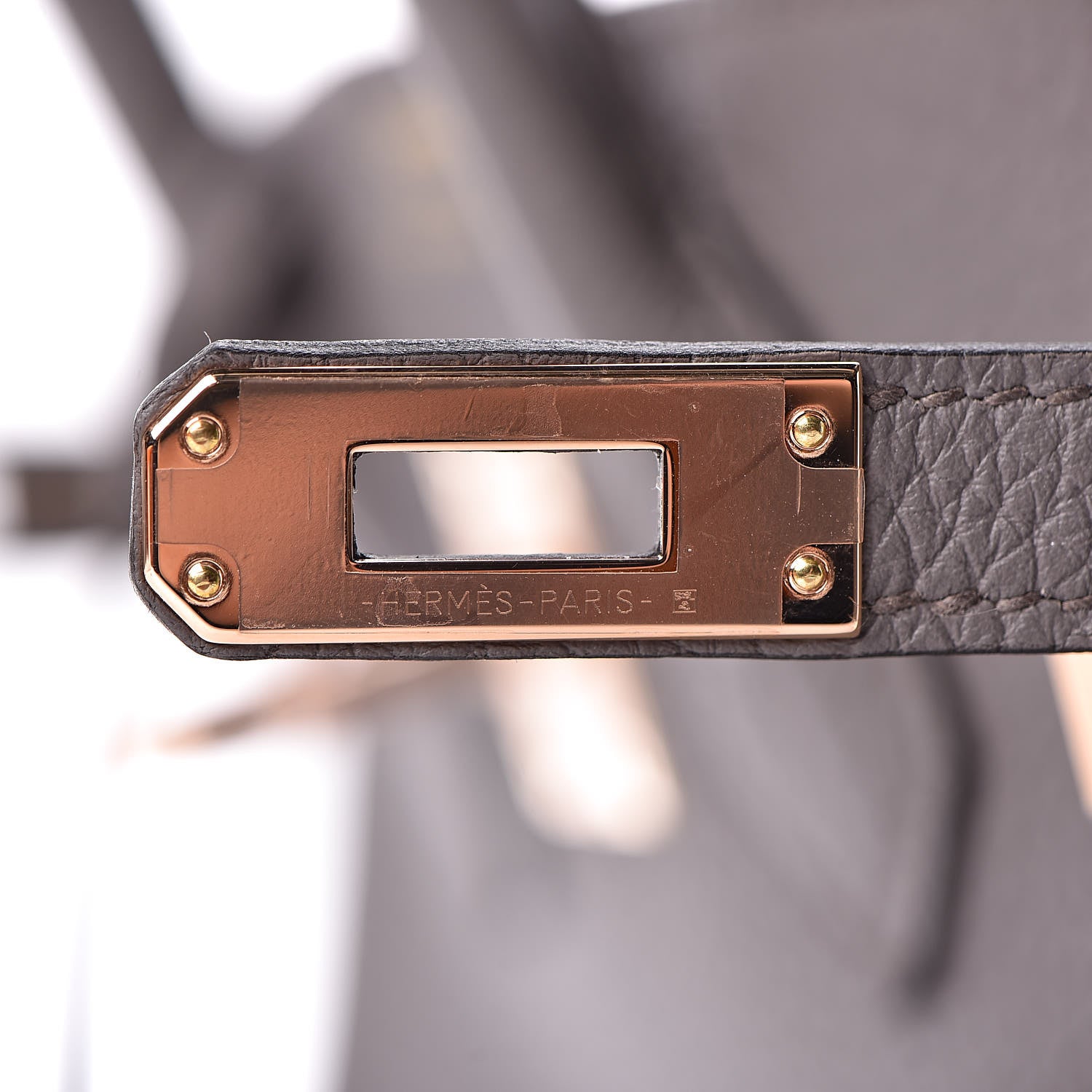 Hermes Togo Birkin 25 Etain 22 of 31