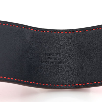 Hermes Swift Collier de Chien CDC Bracelet Rouge Vif Bleu Indigo 4 of 7