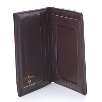 Chanel Lambskin Quilted Card Holder Wallet Black 5 of 10