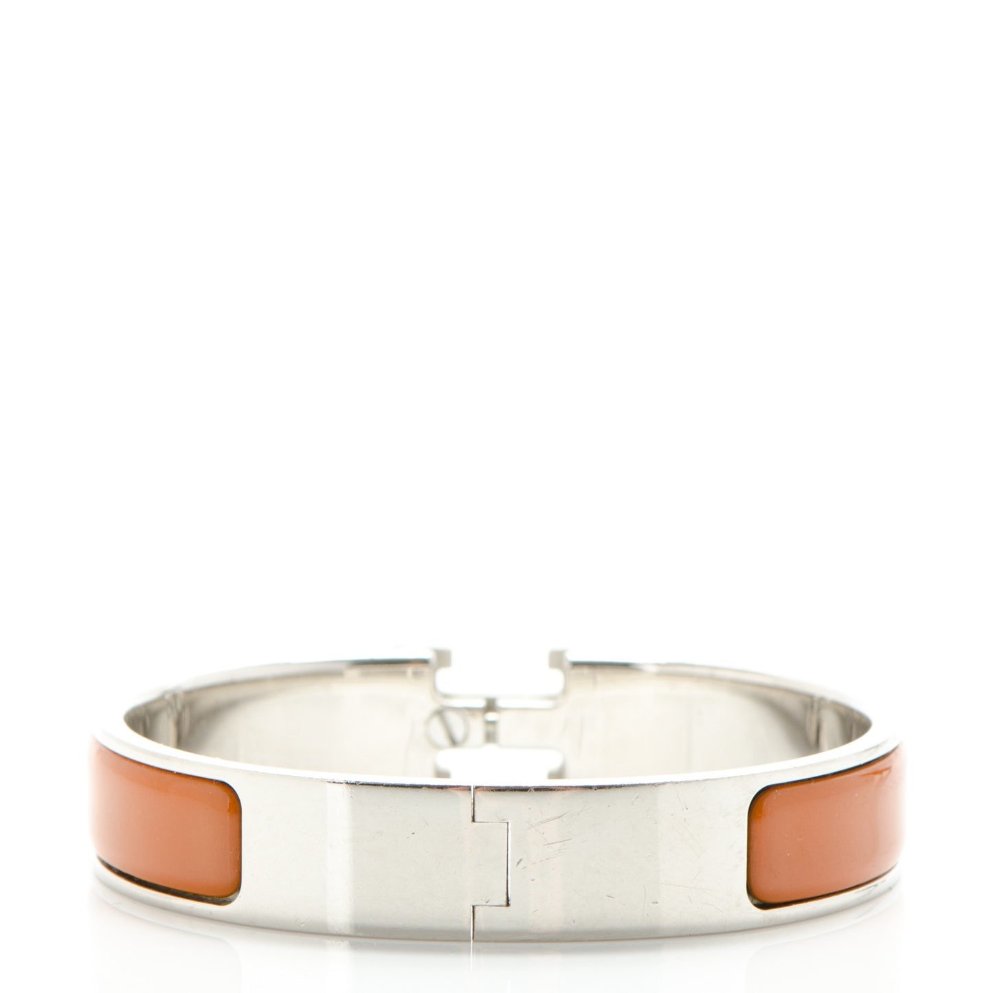 Enamel Narrow Clic Clac H Bracelet PM Turmeric