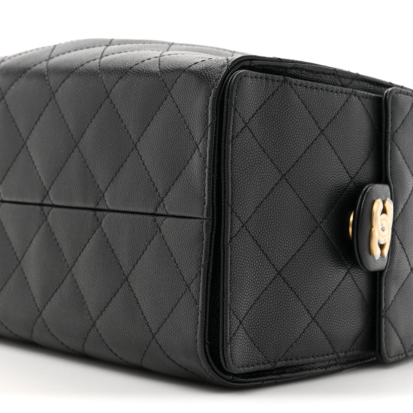 Caviar Quilted Small Chanel 25 Handbag Black