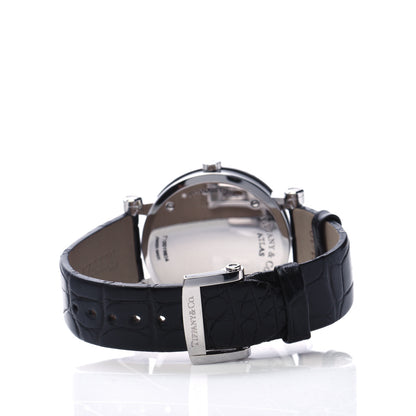 Tiffany Stainless Steel Alligator 36mm Atlas Quartz Watch Black 3 of 7