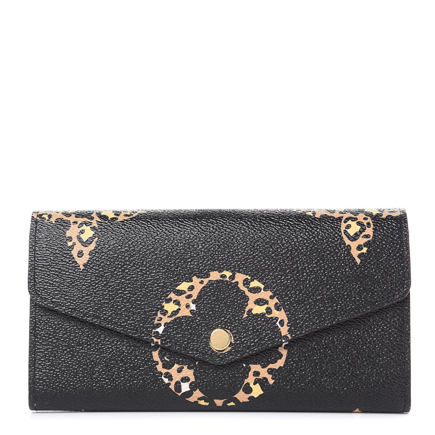 Monogram Giant Jungle Sarah Wallet Black
