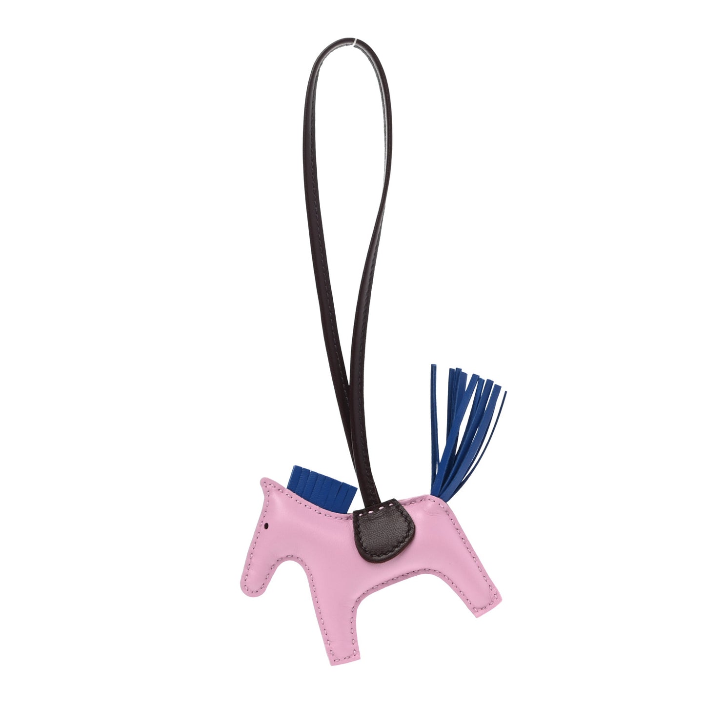 Milo Lambskin Grigri Rodeo Horse Bag Charm PM Mauve Sylvestre Bleu France Rouge Sellier