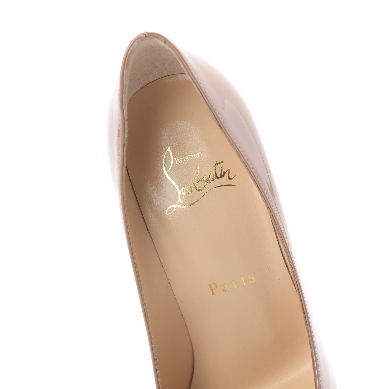 Christian Louboutin CHRISTIAN LOUBOUTIN Patent So Kate 120 Pumps 35.5 Nude 7 of 7